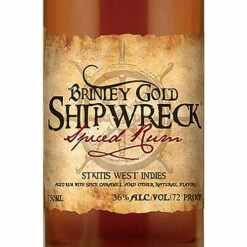 Brinley Gold Shipwreck Spiced Rum 6 Brinley Gold Shipwreck Spiced Rum -Gin Sales Shop brinley gold shipwreck spiced rum 2