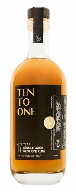Ten To One 17 Year Old Single Cask Reserve Rum