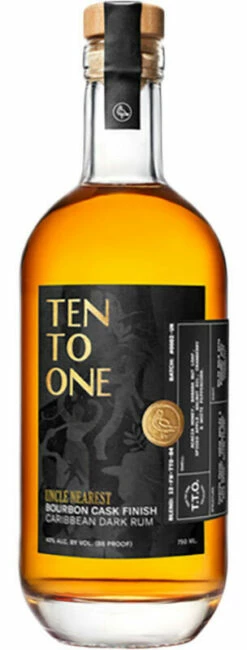 Ten To One Uncle Nearest Bourbon Cask Finish Caribbean Dark Rum