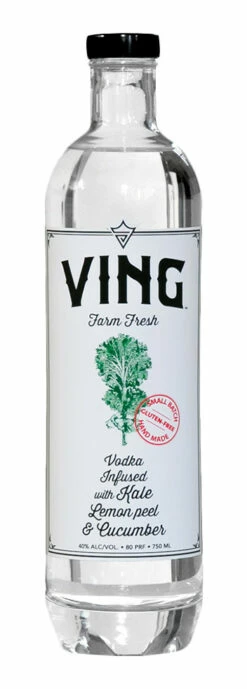 VING Kale, Lemon Peel & Cucumber Infused Vodka - Organic Vodka